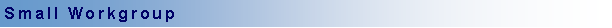 Text Box: Small Workgroup